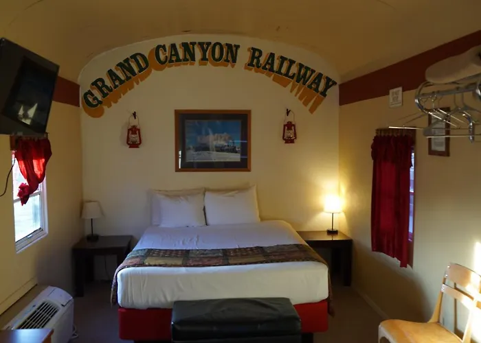 Historic Rail Car On Route 66 Williams